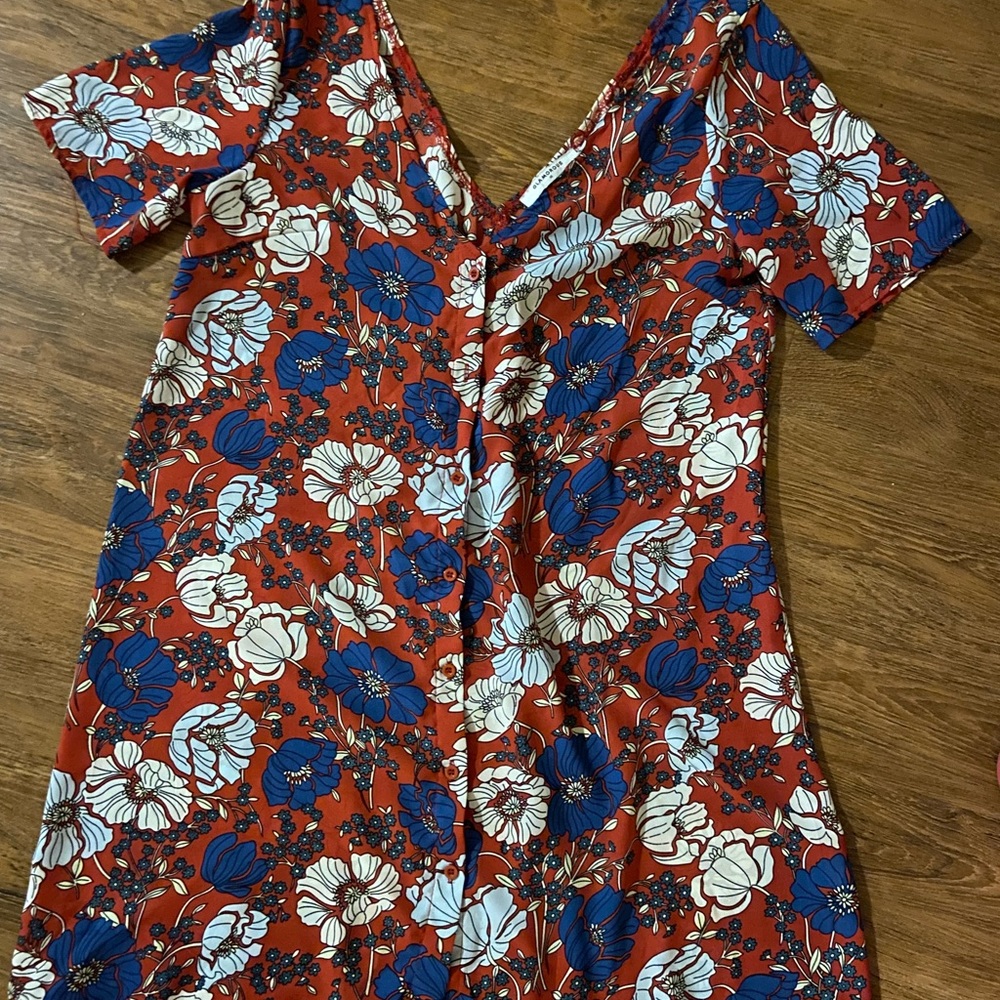 ASOS floral print tshirt dress